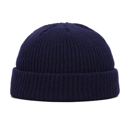 Winter Warm Beanies Casual Short Thread Hip Hop Hat Adult Men  Female Wool Knitted Skull Cap Elastic  Unisex