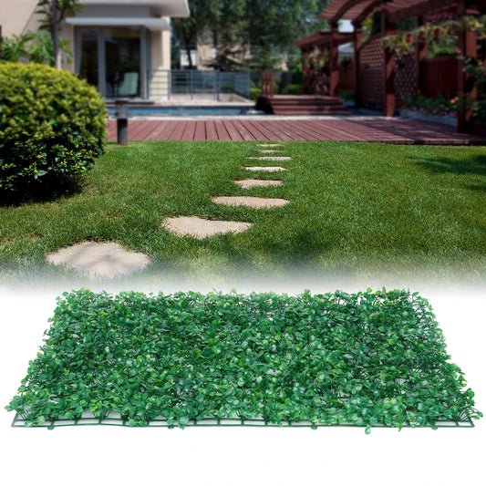 12pcs 40*60cm Artificial Hedge Screen Wall Privacy Fence  Artificial Plant Leaf Wall Garden Decoration