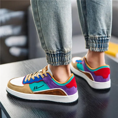 New Classics Skateboarding Shoes Men High Quality Antiskid Damping Walking Sports Shoes Leather Casual Sneakers Male Zapatillas