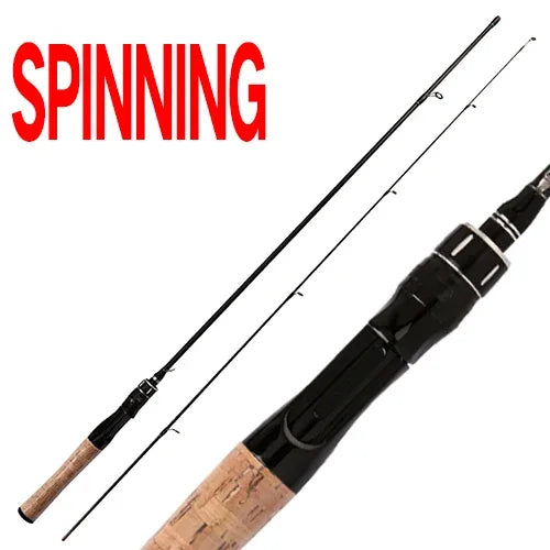 Light Weight Casting Fishing Rod Carbon Fast UL/L Solid Tip Lure Weight 0.5-8g Line WT 2-8lb Carp Fishing Spinning Rod Trout Rod