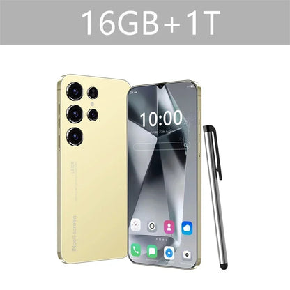 New High-end Original S24 Ultra Smartphone 7.0 HD 5G 16G+1T Android 14 Cell Phone Dual Sim Face Unlocked Mobile Phone Cellphones