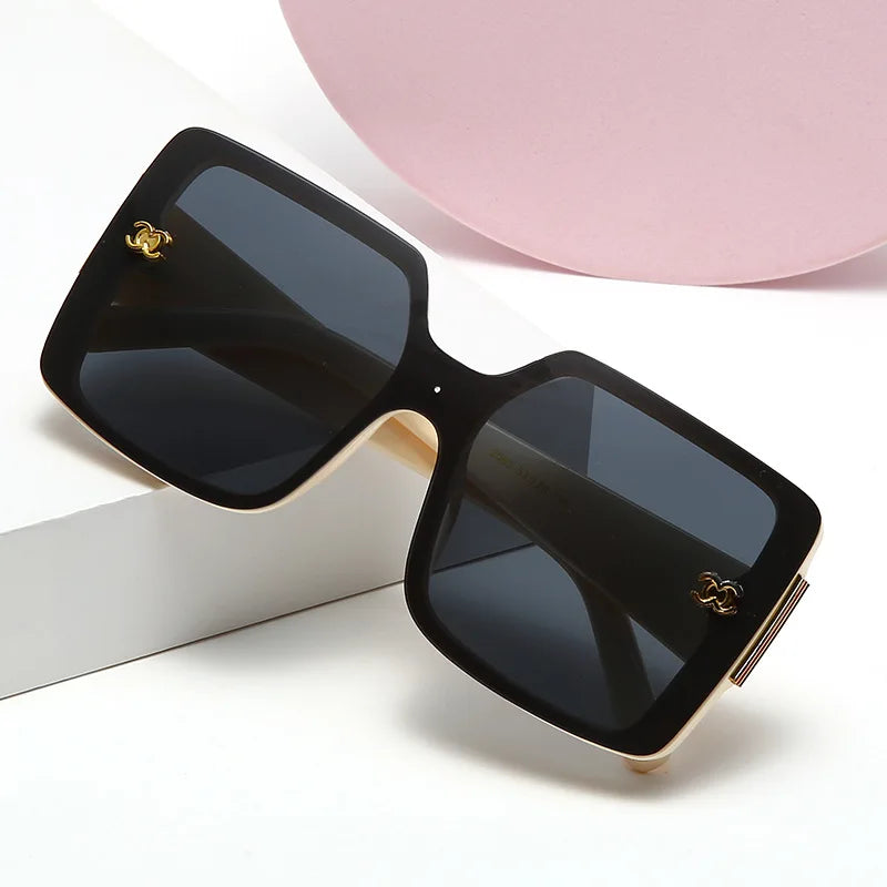 New Luxury Glamour Sunglasses for Women and Men Designer Famous Brand Glasses Square Stylish Trend Eyewear UV400