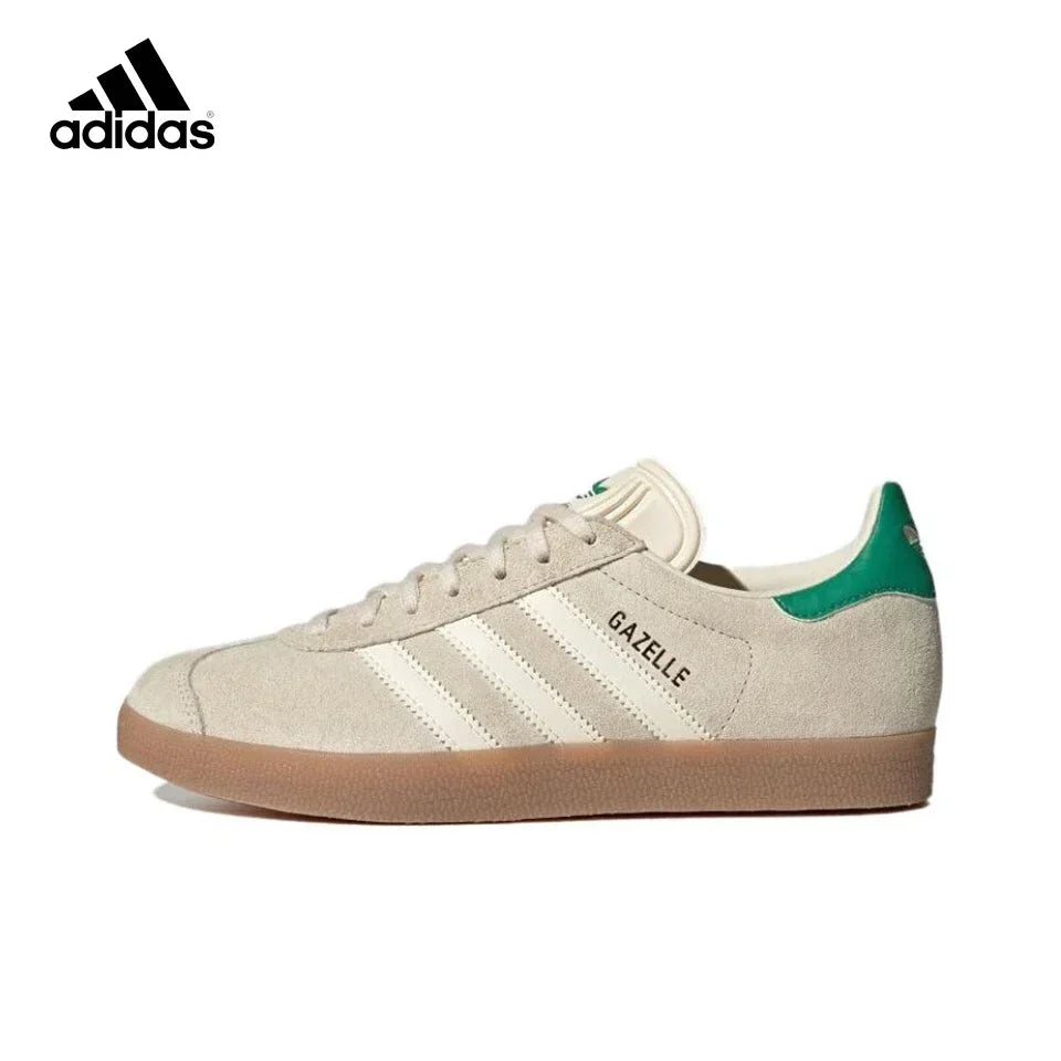 Adidas Gazelle Brown Men's and Women's Lightweight Non-slip Wear Comfort Retro Casual Versatile Fashionable Sports Board Shoes