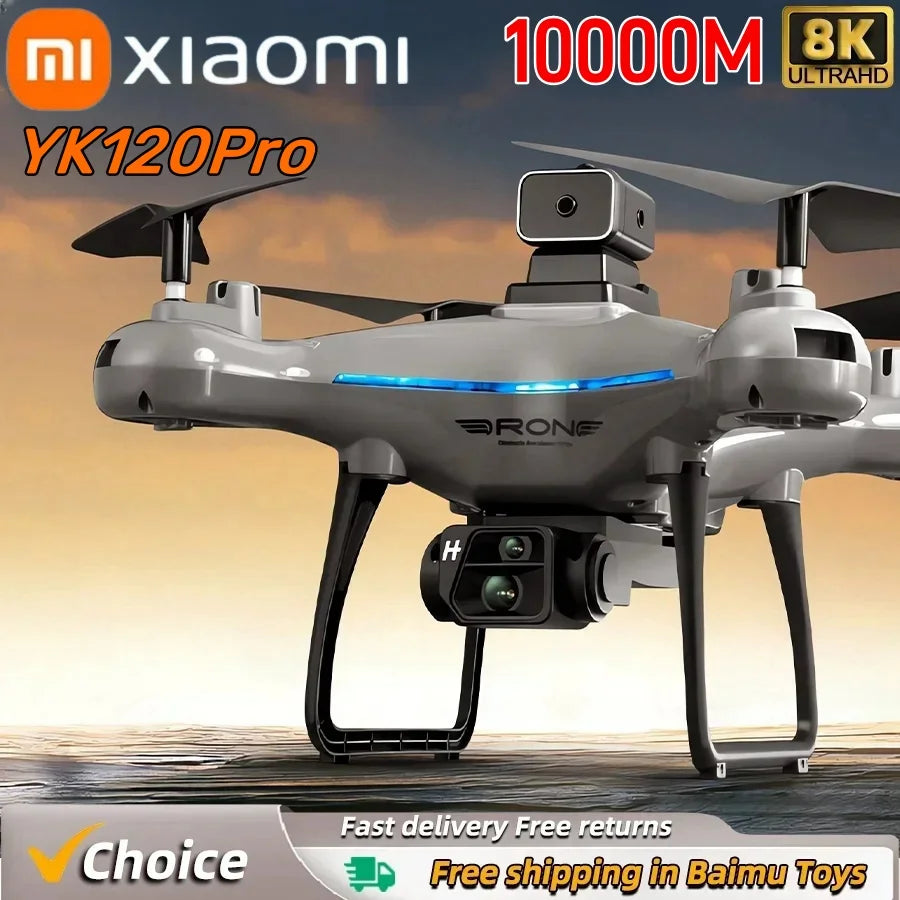 Xiaomi New KY102 RC Drone 8K Professional Dual Camera Aerial 360° Quadcopter RC Obstacle Avoidance Optical Flow Aerial Drone