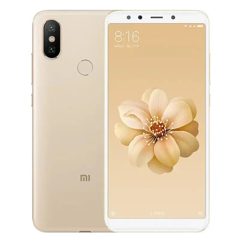 Original Xiaomi 6X 6GB 128GB Global Rom 20 million pixels celular googleplay Fingerprint Octa-core 4G Smartphone