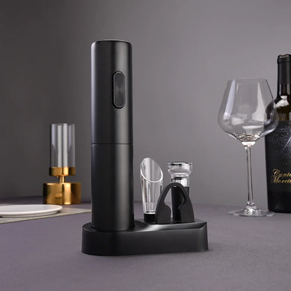 1Set Electric Wine Opener Automatic Corkscrew AA Battery Wine Bottle Opener With Foil Cutter For Kitchen Bar Home Party Wine Lov