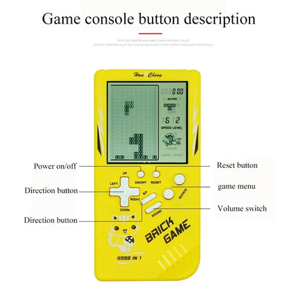 Classic Handheld Game Machine BRICK GAME Kids Game Console Toy with Music Playback Retro Children Pleasure Games Player