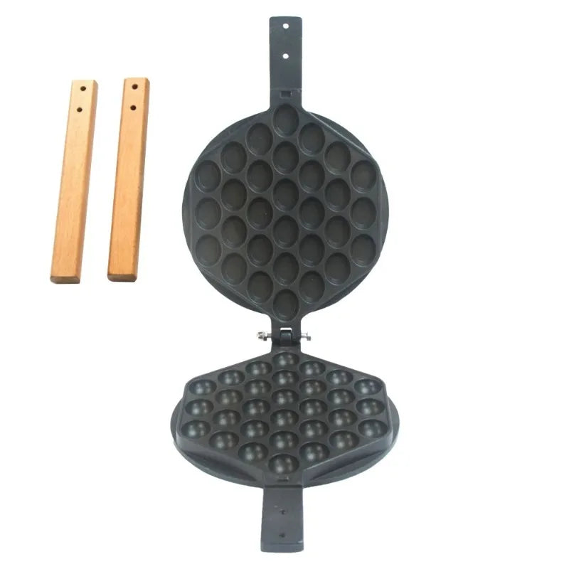 Egg Waffle Baking Mold Aluminum Nonstick Egg Bubble Baking Mold Plate Waffle Maker Pan Tool for Home Commercial Use