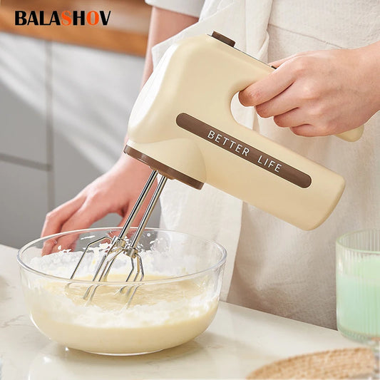 Handheld Electric  Food Mixer Machine Wireless Portable Automatic Cake Beater Cream Whipper Pastry Hand Blender for Kitchen