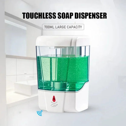 Automatic Liquid Soap Dispenser Touchless Sensor Bathroom Smart Soap Machine 700ML Electric LiquidSoap Dispenser Pump Container