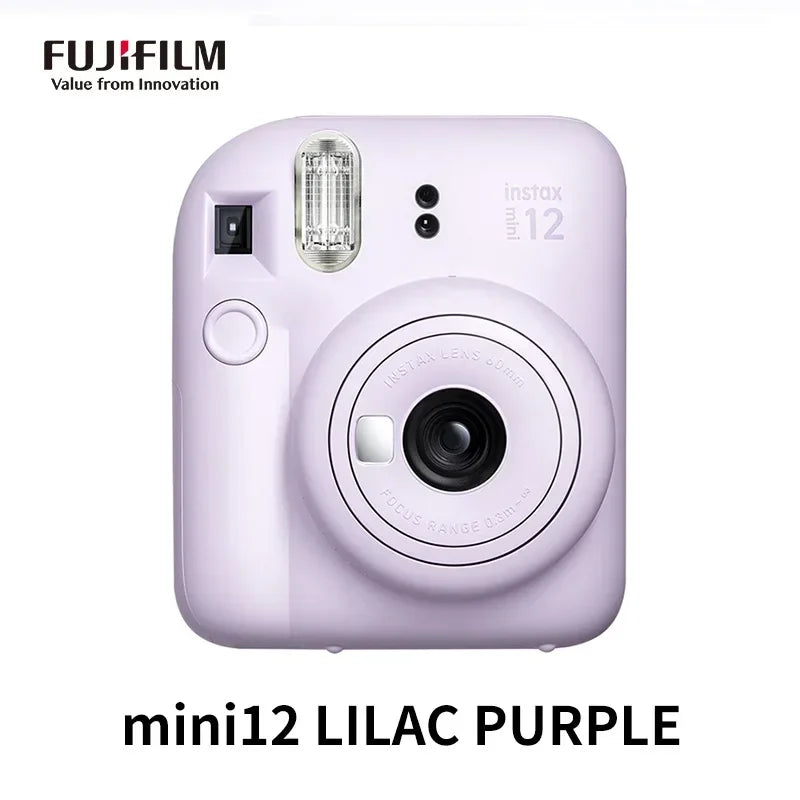 Origin Fujifilm Instax Mini 12 Instant Camera Pink/Blue/Gray/White/Purple with Instax Mini Film Photo Paper