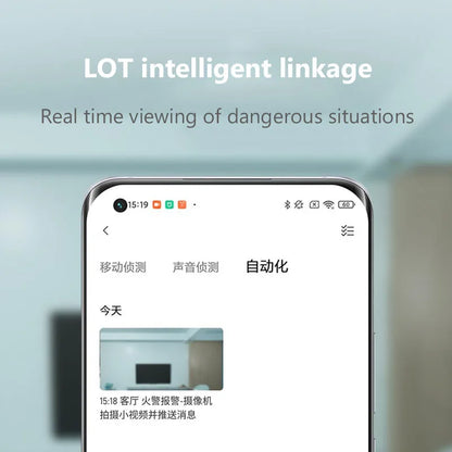 Xiaomi Smoke Detector Honeywell Sensor Fire Alarm Audible&Visual Alarm Work With Bluetooth-compatible Gateway Smart Remote APP