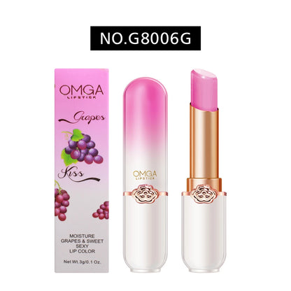 Crystal Temperature Change Lip Balm Vitality Color Lipstick Peach Girl Lip Balm Change Lipstick Lip Care Beauty Makeup TSLM1