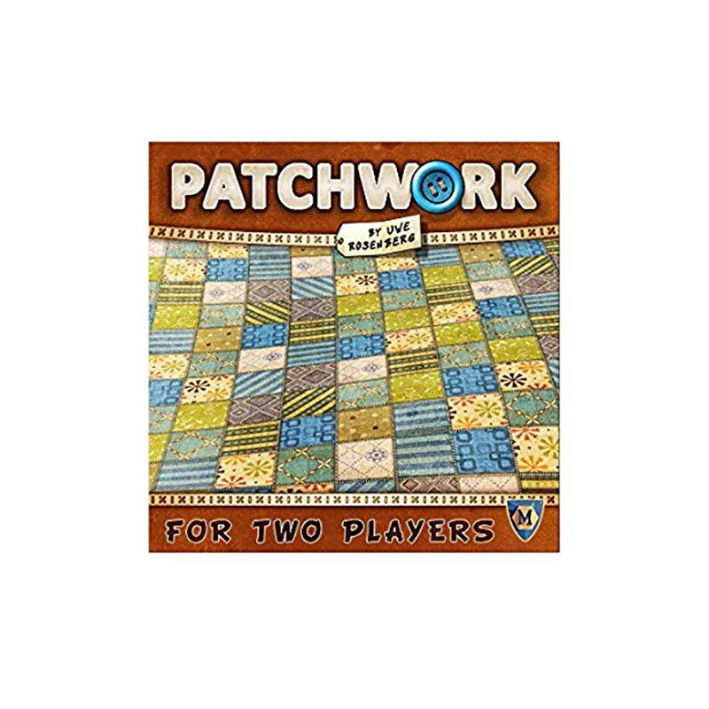 Patchwork Board Game for Two Players Funny Party Games Paper Cards Chinese/English Version