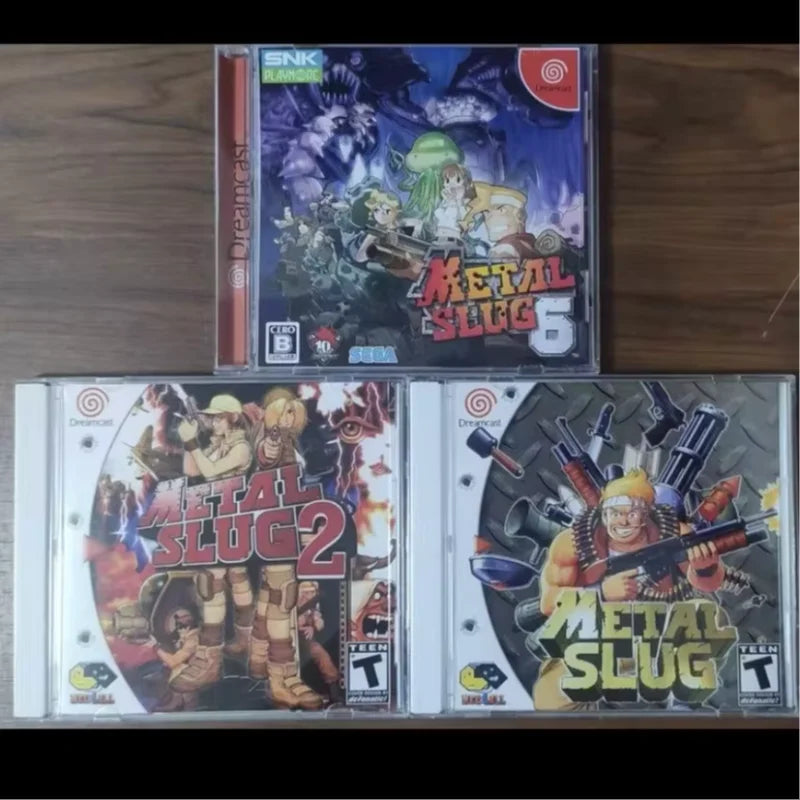 Dreamcast Metal Slug Series Copy Game Disc Replica Unlock DC Game Console Retro Video Game Direct Reading Game