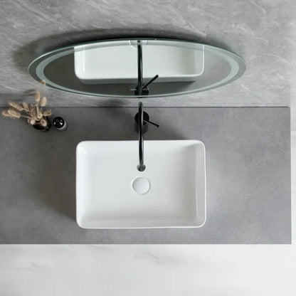 Modern Simple Home Bathroom White Sink Basin Balcony Drainage Deepened Washbasin Bathroom White Ceramic Sink