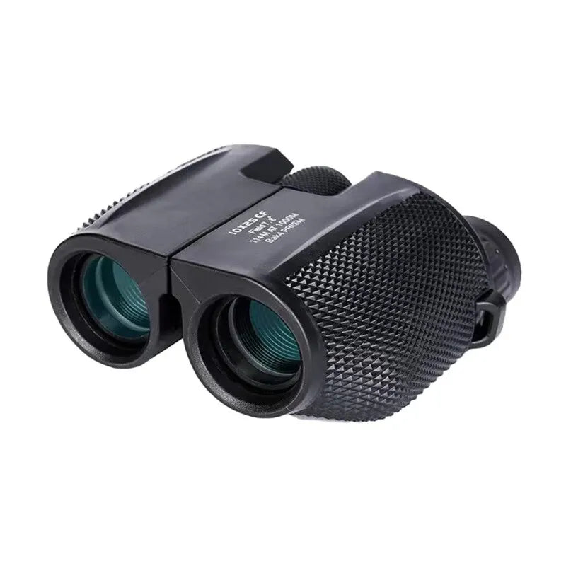 Binoculars 10X25 HD Mini Portable Telescope BAK4 FMC Coated Telescope Outdoor Bird Watching Hunting Travel Camping Ball Game