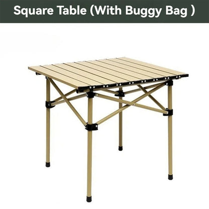 Ultralight Camping Portable Folding Table BBQ Roll Table Picnic Barbecue Coffee Table Outdoor Tourist Tables Camping Equipment