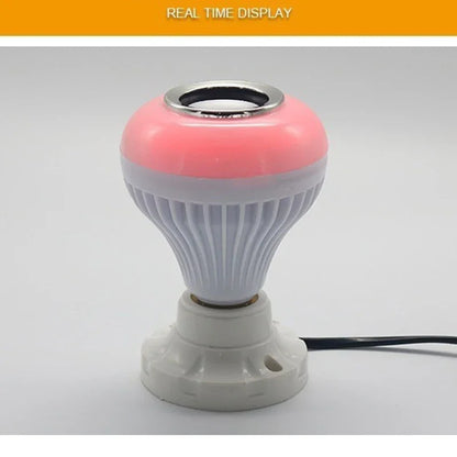 LED Bluetooth music light bulb RGB Colorful Color Change Wireless remote control Bulbs With speaker  intelligent bulb