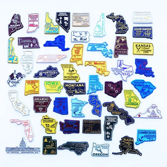 America Travelling Souvenirs Fridge Magnets Maps of all States of United States Fridge Stickers Home Decor Christmas Gifts