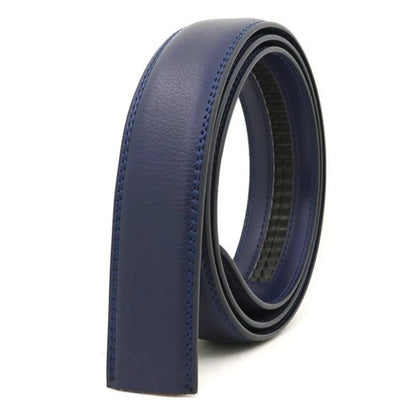 Men's automatic belt body 3.5cm genuine leather belt strip buckle free transfer film two-layer cowhide