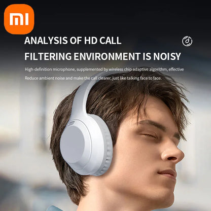 Xiaomi 5W Wireless Headphones Bluetooth5.3 Earphones Foldable Earbuds 40mm Driver Game Music Over Ear Stereo Headset With Mic