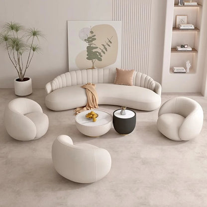 Cream Balcony Living Room Sofas Puffs Couch Futon Armchair Lazy Cute Office Living Room Sofas Luxury Muebles Hotel Furniture