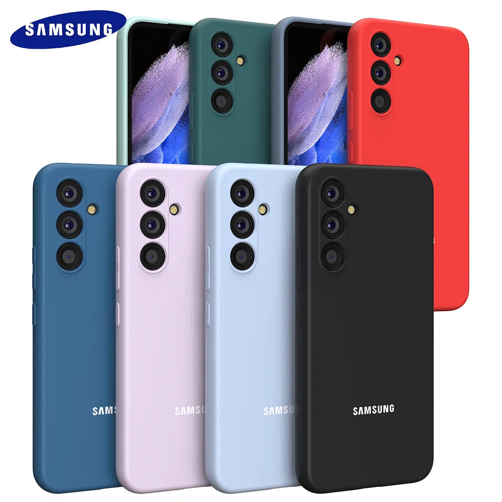 For Samsung Galaxy A55 A35 A25 A15 A05S A04S Case Liquid Silicone Phone Back Cover For A54 A34 A24 A14 A23 Protective Coque