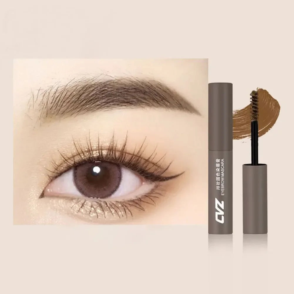 Professional Natural Pigments Tattoo Eyebrow Mascara Cream Lasting Eye Brow Tint Gel Liquid Paint Brown Black Color Makeup Tool