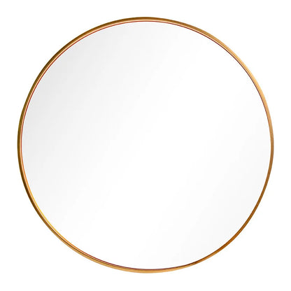 1Pcs Modern Minimalist Circular Metal Framed Bathroom Mirror Female Bedroom Makeup Mirror Espejos De Baño Wall Decoration