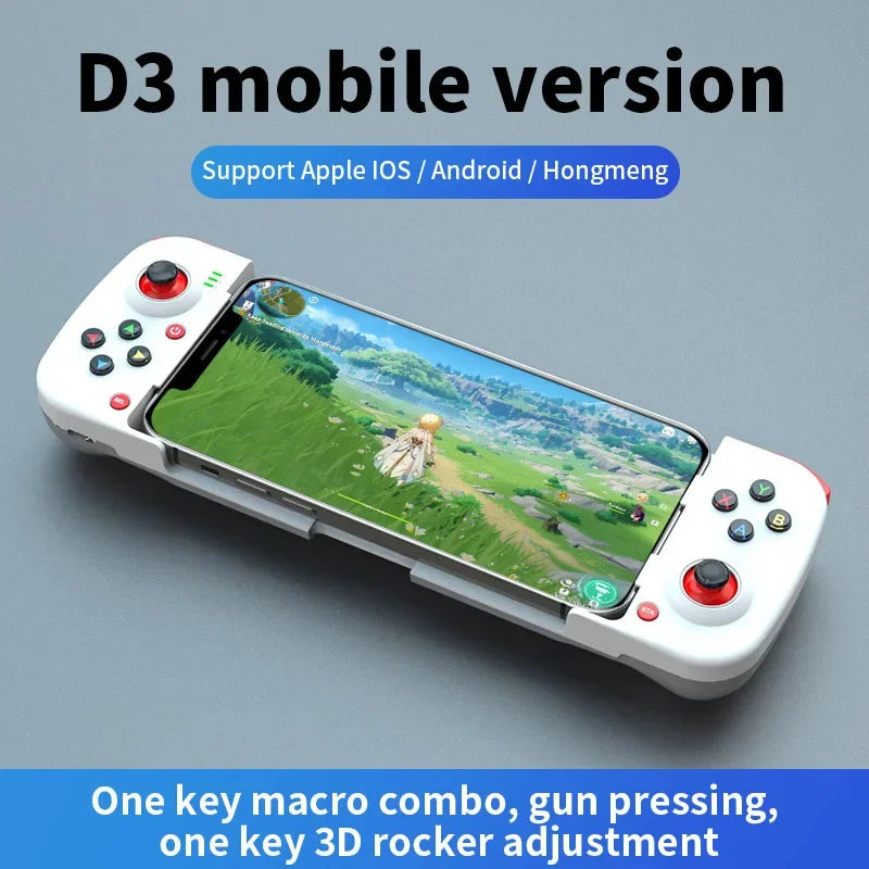 Wireless BT 5.0 Stretchable Game Controller For Mobile Phone Android IOS Gamepad Joystick Eat Chicken Gamepad for PS4 Switch PC