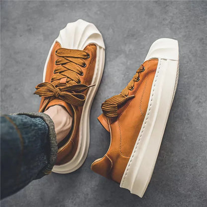 Designer Striped Patchwork Breathable Shoes Man Fashion Soft Lightweight Skateboard Sneakers Retro Camel Summer Shoes Trend 2024