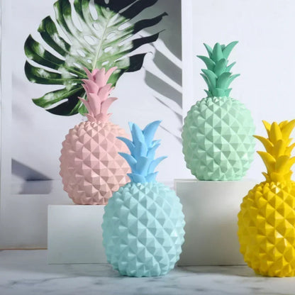 Nordic INS Style Resin Pineapple Table Decoration Fruit Crafts Living Room Restaurant Wine Cabinet Decorative Figurines