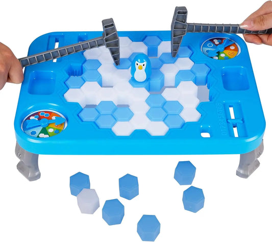 Big Size Ice Breaker Game Save Penguin on Ice Block Family Penguin Trap Activate Square Shape Board Game Children Christmas Gift