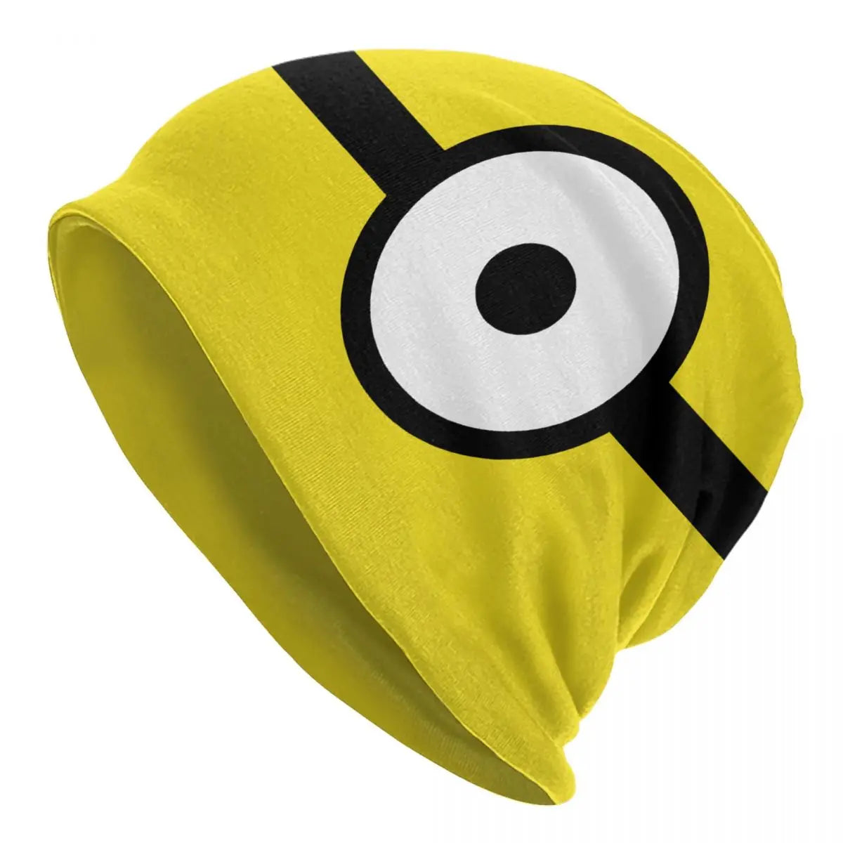 Despicable Me Skullies Beanies Caps Minion Style Eyes Thin Hat Autumn Spring Bonnet Hats Men Women's Street Ski Cap