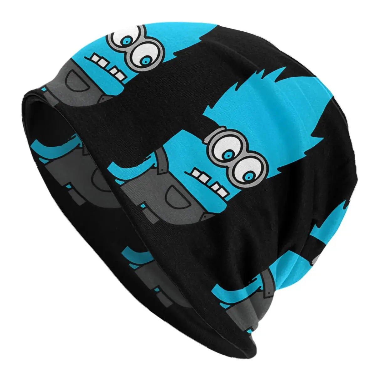 Despicable Me Skullies Beanies Caps Minion Style Eyes Thin Hat Autumn Spring Bonnet Hats Men Women's Street Ski Cap