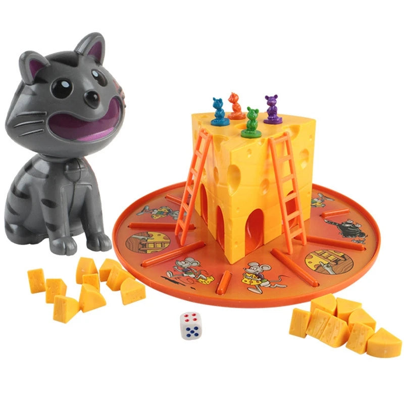 for Cat and Mouse- Cheese Game Parent-Child Interactive Board Game