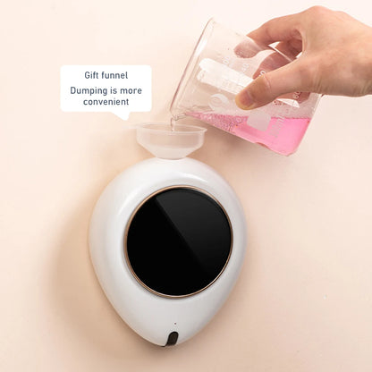 300ml Automatic Bathroom Soaps Liquid Dispenser Smart Shampoo Hanging Dispenser Intelligent Induction Non-touch Foam Container