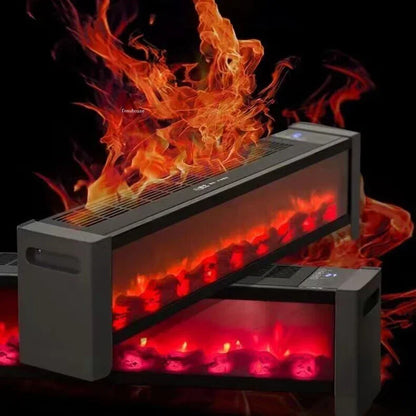 Modern Living Room Fireplaces Heater Home Baseboard Quick-heat Heater Oven Stove Bathroom 3D Decorative Fake Fireplace Heater W