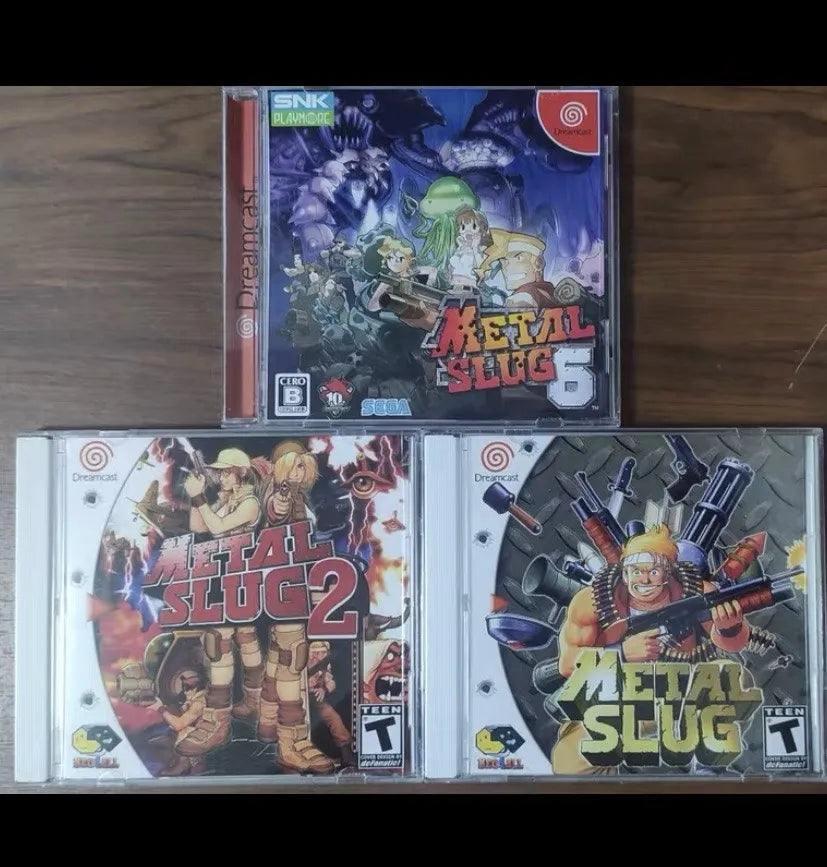 Dreamcast Metal Slug Series Copy Game Disc Replica Unlock DC Game Console Retro Video Game Direct Reading Game