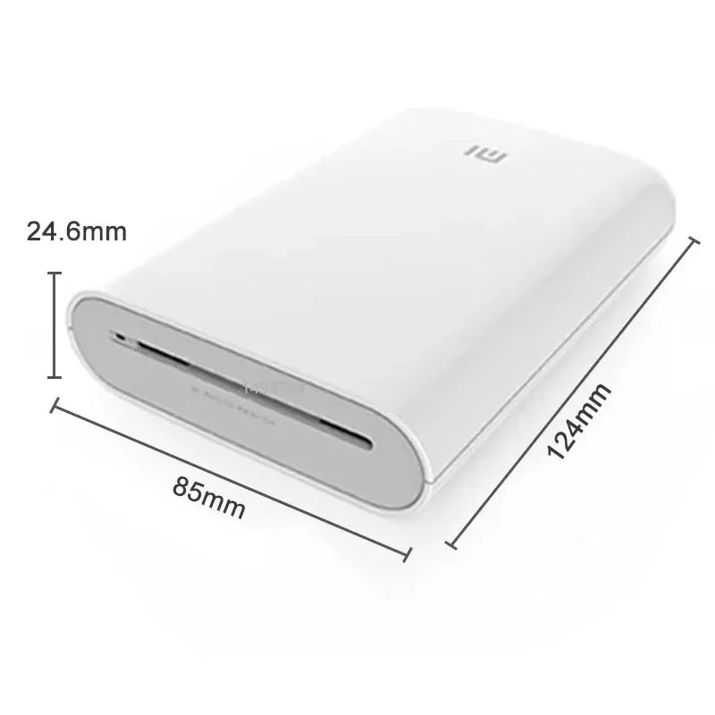 Miui Original Portable Mini Xiaomi Pocket Photo Printer Wireless Bluetooth Thermal Print AR Video Mijia ZINK Self-adhesive Color