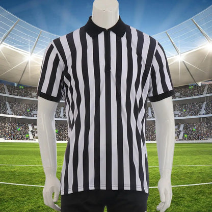 Referee Uniform Professional Men Football Referee Shirt T-shirt Sporting Goods Collared Referee Shirt Soccer Basketball Jerseys