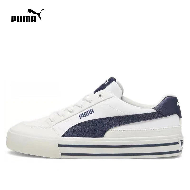 PUMA Court Classic comfortable casual non slip lightweight low top board shoes for men and women