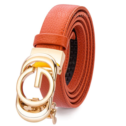 Women Belt Luxury Brand Cowhide Leather Top Quality Classic Pin Buckle Belts New Fashion Female Waistband women luxury belt