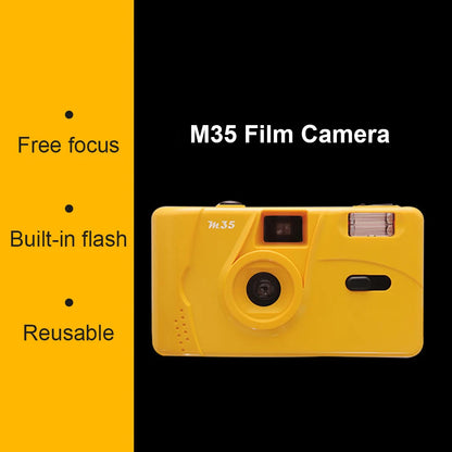 Kodak M35 Film Camera Non-Disposable Retro Film Machine Manual Replaceable Reusable Film Camera With Flash Function