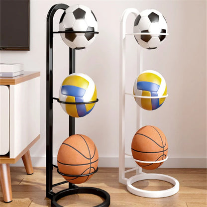 Three Layers Lndoor Basketball Storage Rack Put Ball Football Storage Basket Placed Rack Kindergarten Volleyball Stand Holder